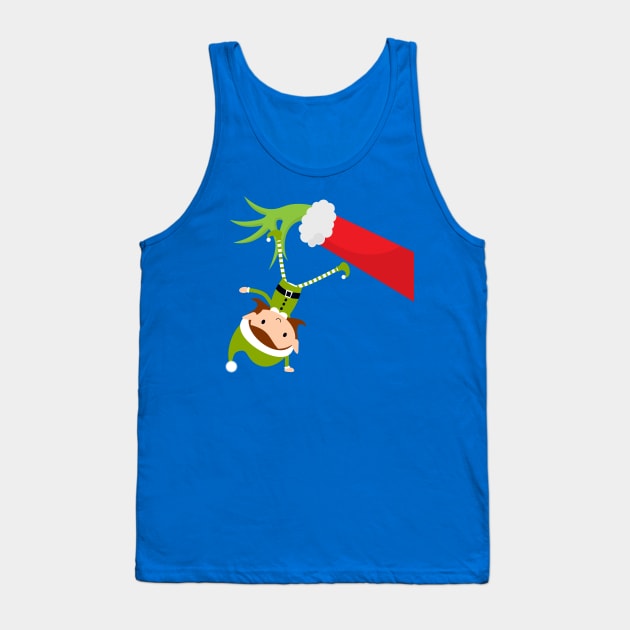 Being a Grinch Tank Top by Out of the Darkness Productions